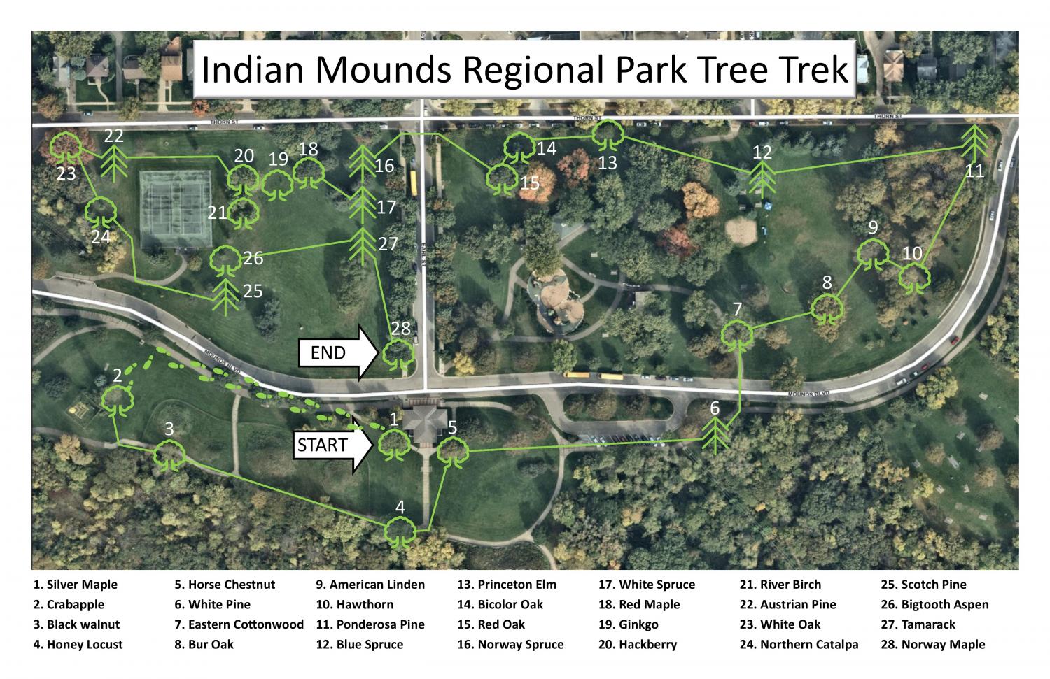 Indian Mounds Park Tree Trek Saint Paul, Minnesota